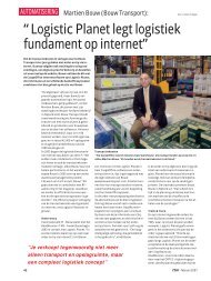 “Logistic Planet legt logistiek fundament op internet” - TTM.nl