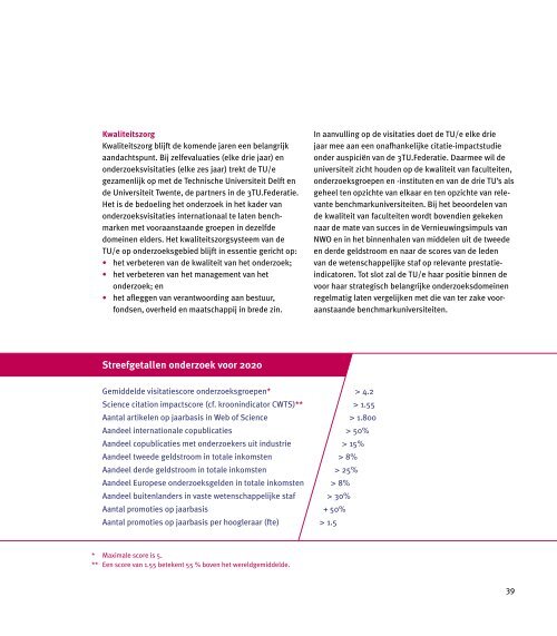 Strategisch Plan 2020 - Technische Universiteit Eindhoven