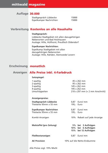 mittwald druck&medien - Espelkamper Nachrichten