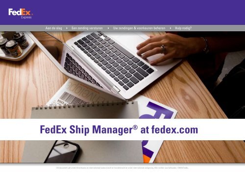 FedEx Ship Manager® at fedex.com