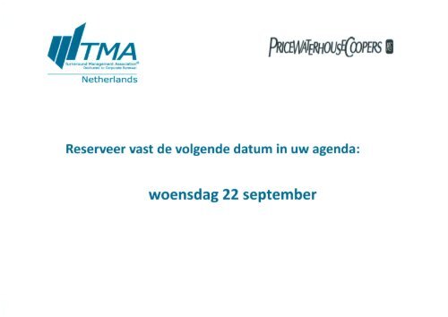 Introductie Wouter van Tienhoven - Turnaround Management ...