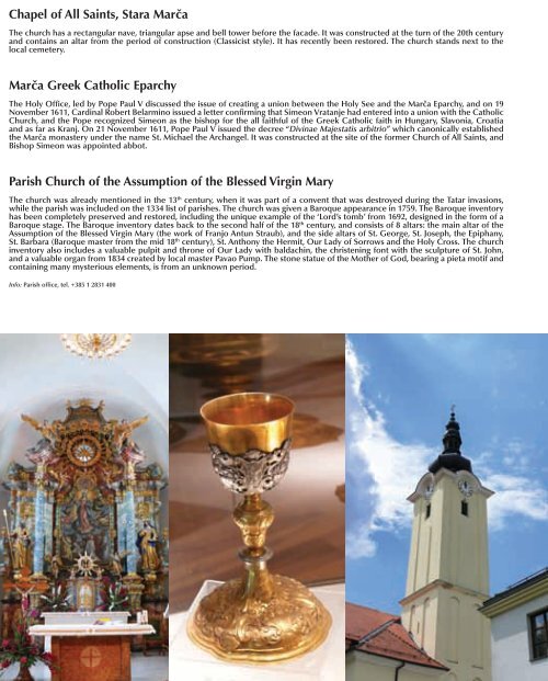 The Cultural Heritage of Zagreb County