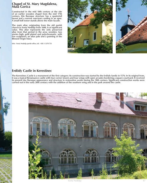 The Cultural Heritage of Zagreb County