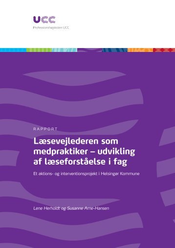 Læsevejlederen som medpraktiker – udvikling af læseforståelse i fag