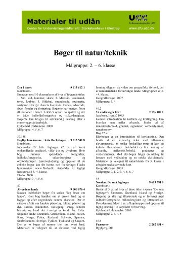 Bøger til natur/teknik