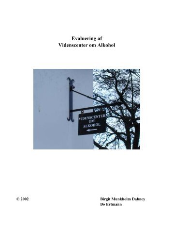 Evaluering af Videnscenter om Alkohol
