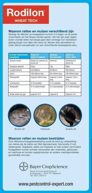 Rodilon® Wheat Tech - Bayer Pestcontrol Expert