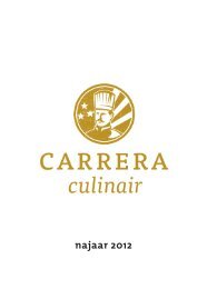 najaar carrera culinair 2012