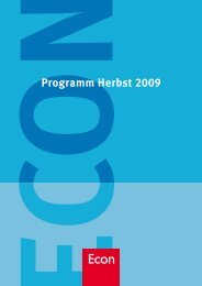 Programm Herbst 2009 - bei den Ullstein Buchverlagen