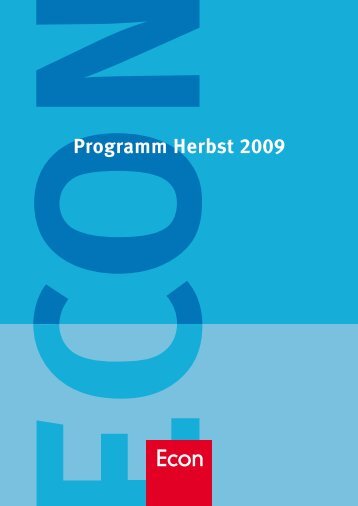 Programm Herbst 2009 - bei den Ullstein Buchverlagen