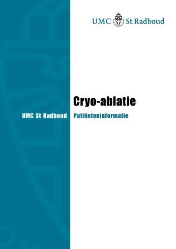 Cryo-ablatie - UMC St Radboud