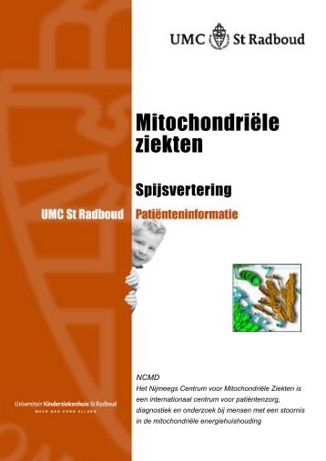 Mitochondriële ziekten Spijsvertering - UMC St Radboud