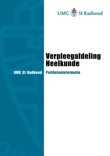 Folder: Verpleegafdeling Heelkunde - UMC St Radboud