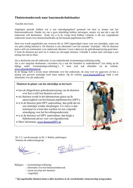 informatiebrief - UMC St Radboud