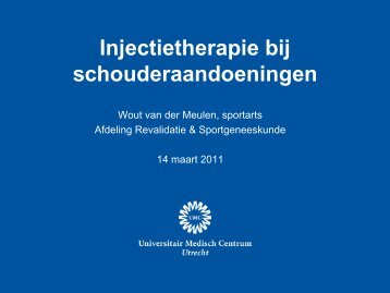 Presentatie vd Meulen - UMC Utrecht