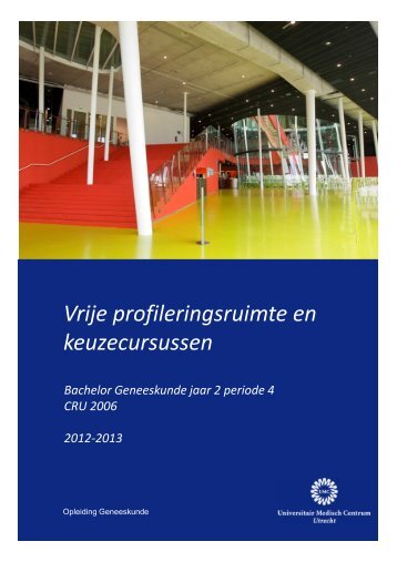Keuzegids vrije profileringsruimte GNK jr 2 definitiefx - UMC Utrecht