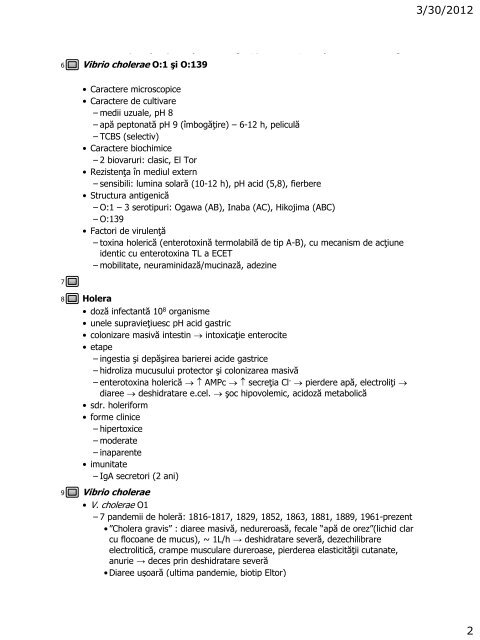 Vibrio Vibrionaceae – V. cholerae – V. mimicus – V ...