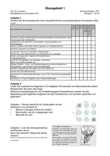 Übungsblatt 1