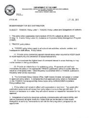 1 TRADOC Policy Letters and Delegations of Authority (12 Jul 13)