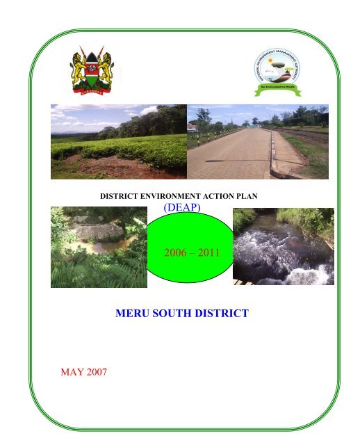 Meru South District - UNDP-UNEP Poverty-Environment Initiative