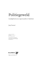 Politiegeweld Geweldgebruik van en tegen de politie in