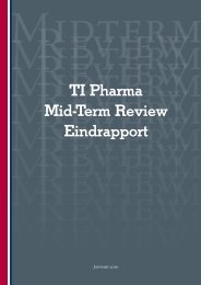 TI Pharma Mid-Term Review Eindrapport