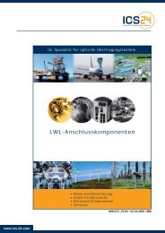 LWL-Anschlusskomponenten - ICS24 & Services GmbH