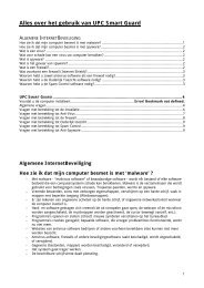 Gebruiksaanwijzing Veiligheidspakket - Upc