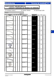 9 Meubelbeslag Ferrures de meubles 9.1 ... - Pardaen
