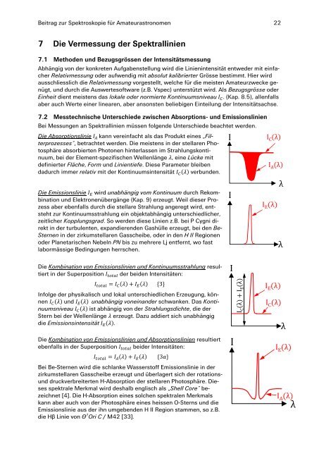 Beitrag zur Astrospektroskopie 8.7 - UrsusMajor