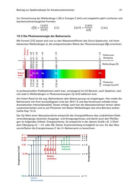 Beitrag zur Astrospektroskopie 8.7 - UrsusMajor
