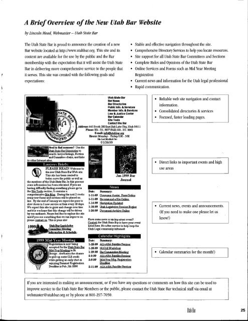 March 1999 Volune 12 No3 - Utah State Bar