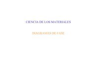 CIENCIA DE LOS MATERIALES DIAGRAMAS DE FASE