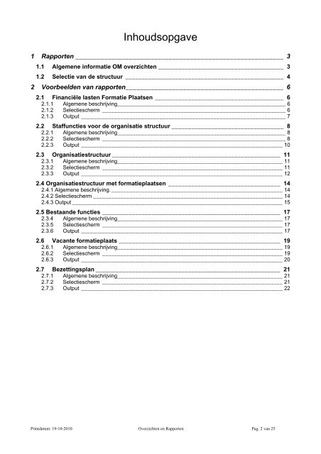 Organisatie Management (OM)