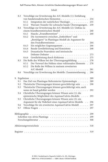 und Leseprobe (PDF) - Vandenhoeck & Ruprecht