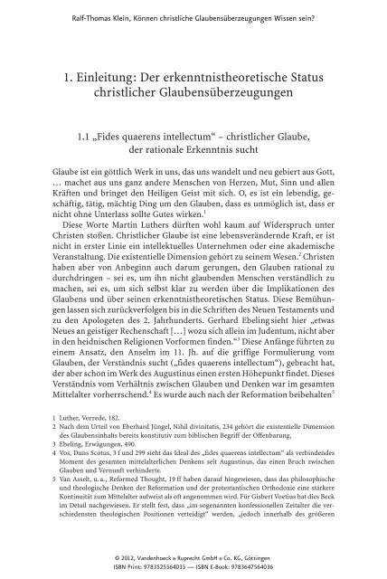 und Leseprobe (PDF) - Vandenhoeck & Ruprecht