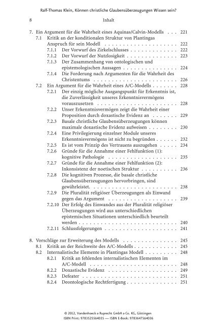 und Leseprobe (PDF) - Vandenhoeck & Ruprecht