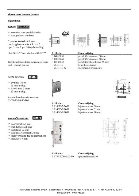 ISEO (pdf 2 MB) - V3S Glass Systems