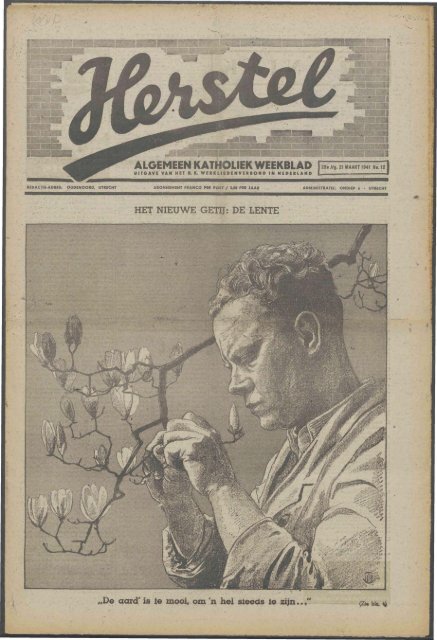 Herstel (1941) nr. 12 - Vakbeweging in de oorlog