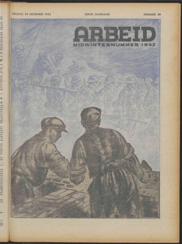 Arbeid (1943) nr. 29 - Vakbeweging in de oorlog