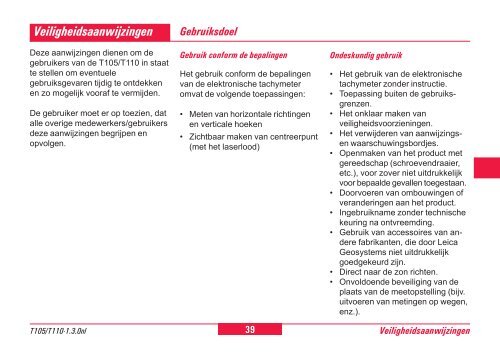 Snel opstarten - Leica Geosystems