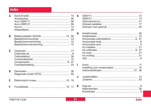 Snel opstarten - Leica Geosystems