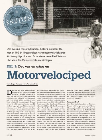 Den svenska motorcyklismens historia - SMC