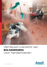 Vernieuwd overzicht van en-normen voor handschoenen