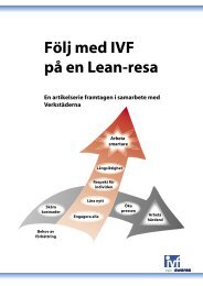 Följ med IVF på en Lean-resa