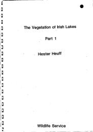 The vegetation of Irish Lakes. Part 1 - National Parks & Wildlife Service