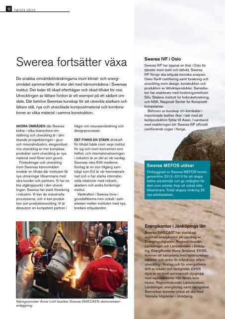 Ladda ner Swereas årsberättelse 2012 (svenska)