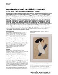 Onbekend schilderij van El Lissitzky ontdekt - Van Abbemuseum