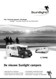 1 / 2009 De nieuwe Sunlight campers