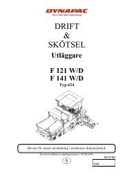 DRIFT & SKÖTSEL - Dynapac